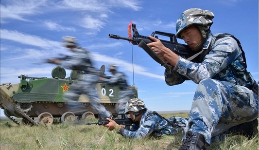 Обзор фотографий с военных учений «Мирная миссия – 2014»