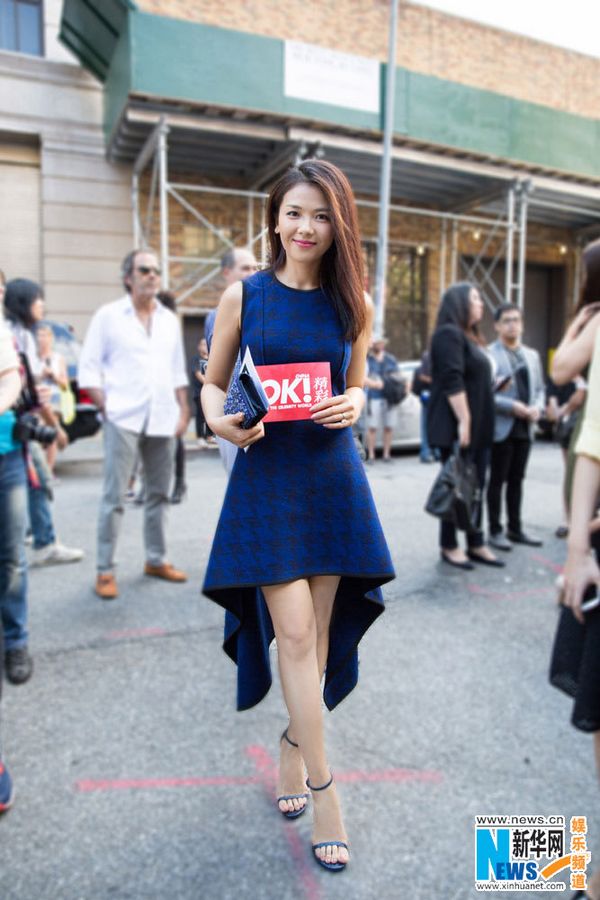 Красавица Лю Тао на Неделе моды в Нью-Йорке