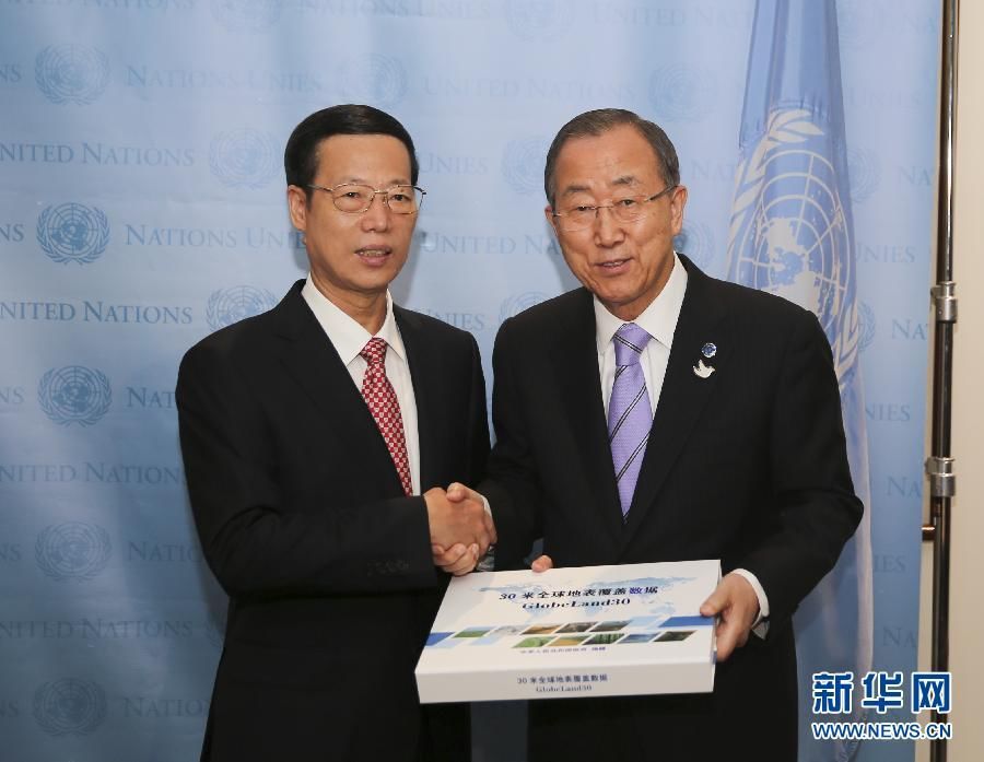 Чжан Гаоли провел встречу с Генеральным секретарем ООН Пан Ги Муном