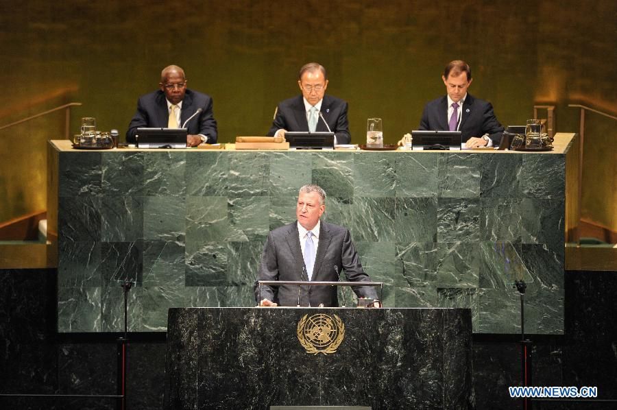 Открытие саммита ООН по проблемам климата-2014