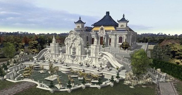 Общий вид Старого Летнего дворца в Пекине удалось восстановить с помощью 3D технологий
