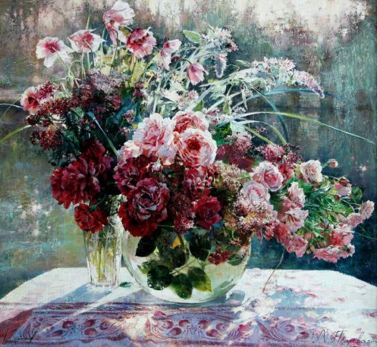 Коллекционеры следят за тем, как русская масляная живопись выставляется на Китайской выставке искусств4