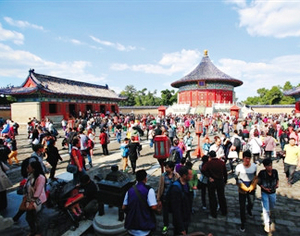 Основные парки Пекина приняли около двух млн посетителей за первые четыре дня праздничной недели