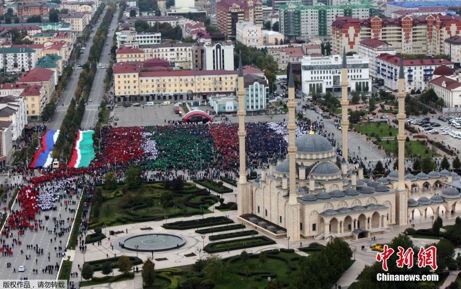 Чечня отметила день рождения Владимира Путина