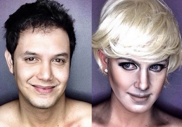 Удивительное мастерство макияжа: филиппинский актер Paolo Ballesteros перевоплощается в знаменитых голливудских женщин