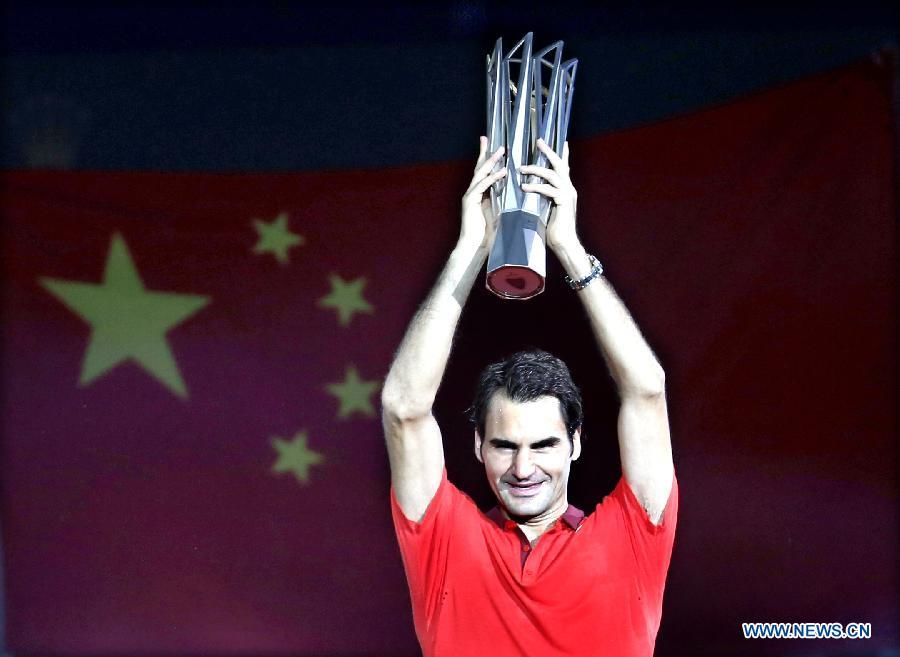 Роджер Федерер впервые в карьере выиграл 'Мастерс' в Шанхае