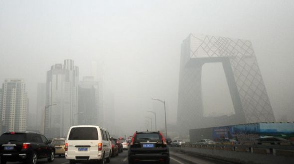 Пекин и восемь соседних с ним городов занесены в список китайских городов с наиболее загрязненным воздухом