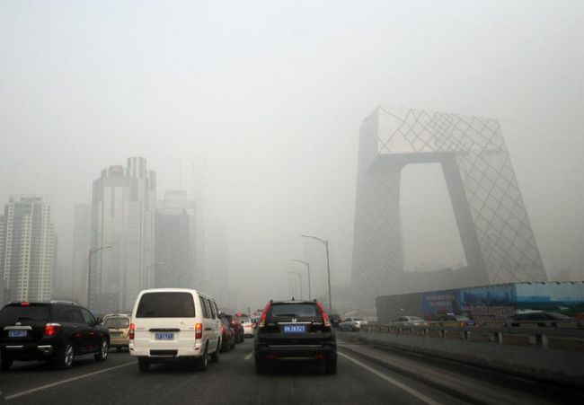 Пекин и восемь соседних с ним городов занесены в список китайских городов с наиболее загрязненным воздухом