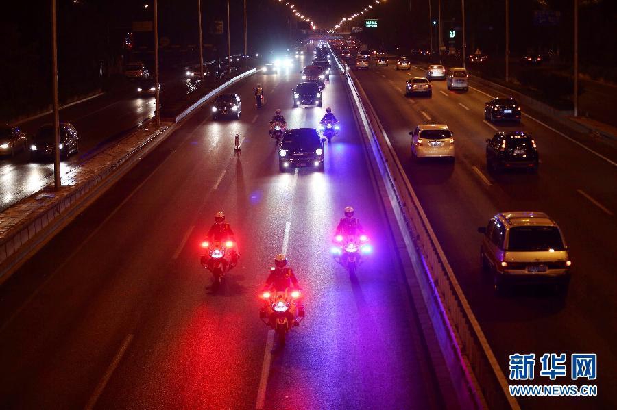 Китай восстановил почетный эскорт мотоциклистов для высоких иностранных гостей