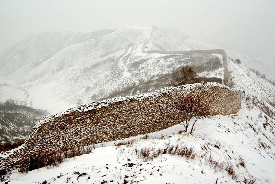 Мир из снега и льда в городе Чжанцзякоу