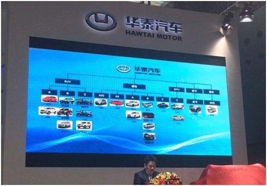 Новый автомобиль компании Hawtaimotor ?Newsantafe? начали продавать по минимальной цене 101,8 тыс. юаней 