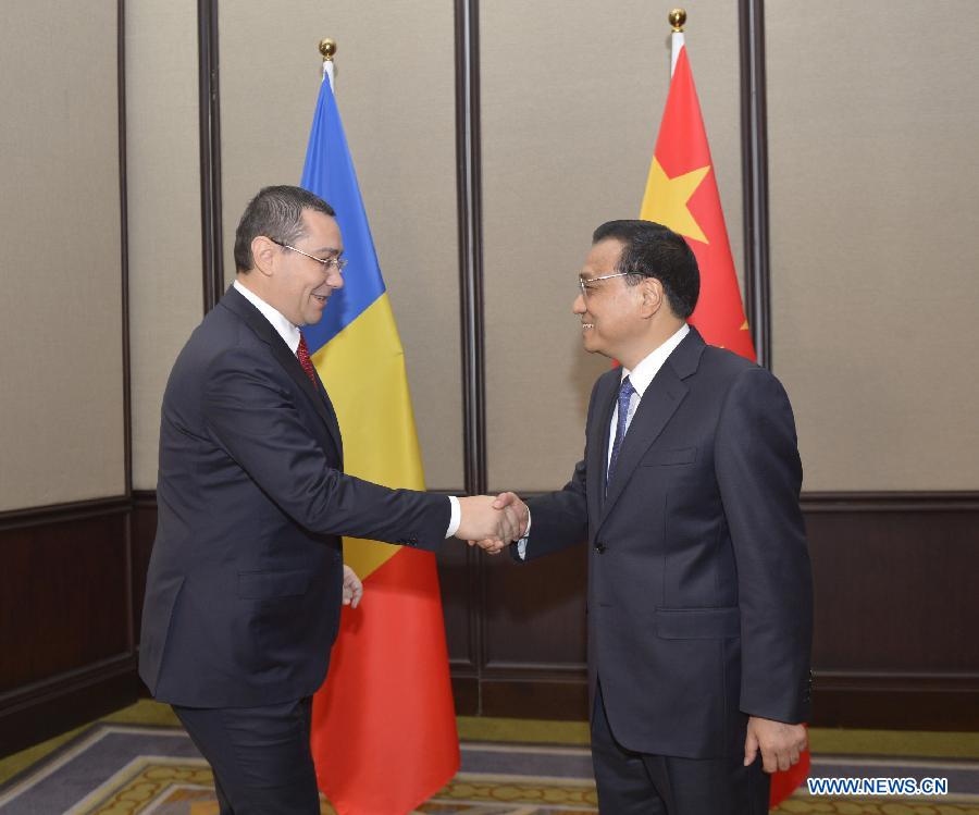 Ли Кэцян провел переговоры с премьер-министром Румынии