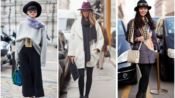 Как модно носить шапки зимой