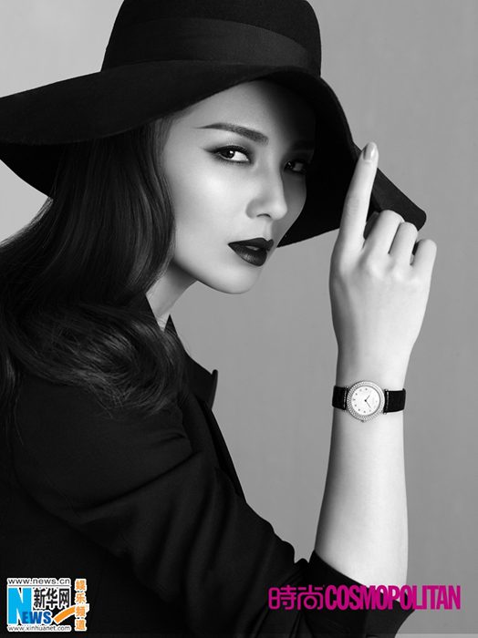 Красавица Лю Тао попала на обложку первого номера модного журнала «Сosmo» за 2015 год