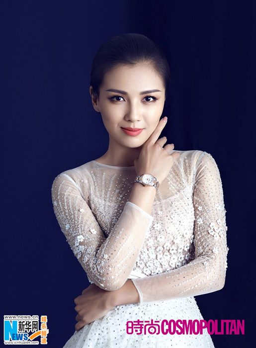 Красавица Лю Тао попала на обложку первого номера модного журнала «Сosmo» за 2015 год