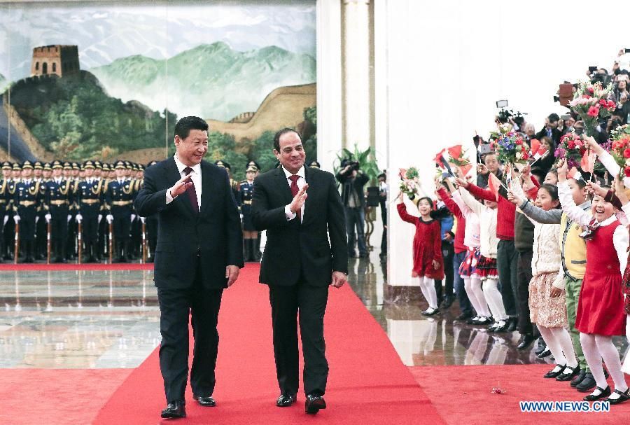 Си Цзиньпин и А. Ф. ас-Сиси договорились об установлении всестороннего стратегического партнерства между КНР и Египтом