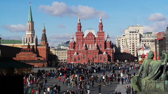 Красная площадь в Москве