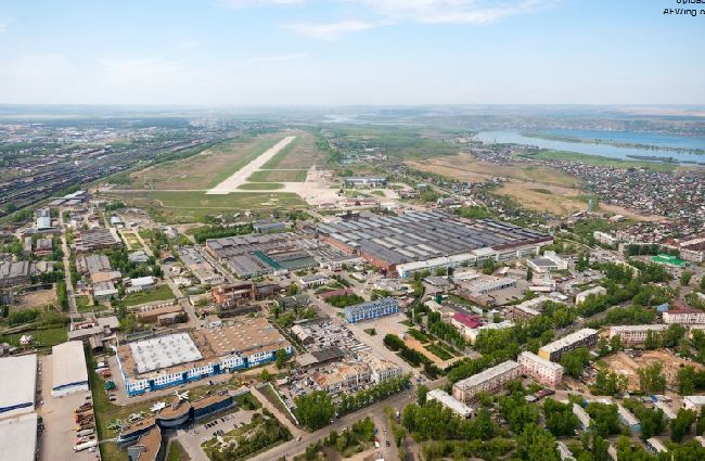 Посещение производственной линии самолета Су-30SM на Иркутском авиационном заводе