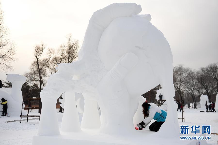 Завершился 20-й международный конкурс снежных скульптур в Харбине