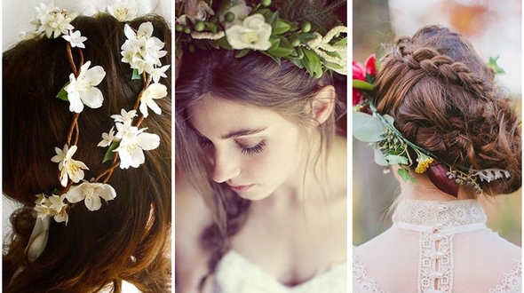 Рекомендуем: 20 красивых свадебных причесок, украшенных цветами