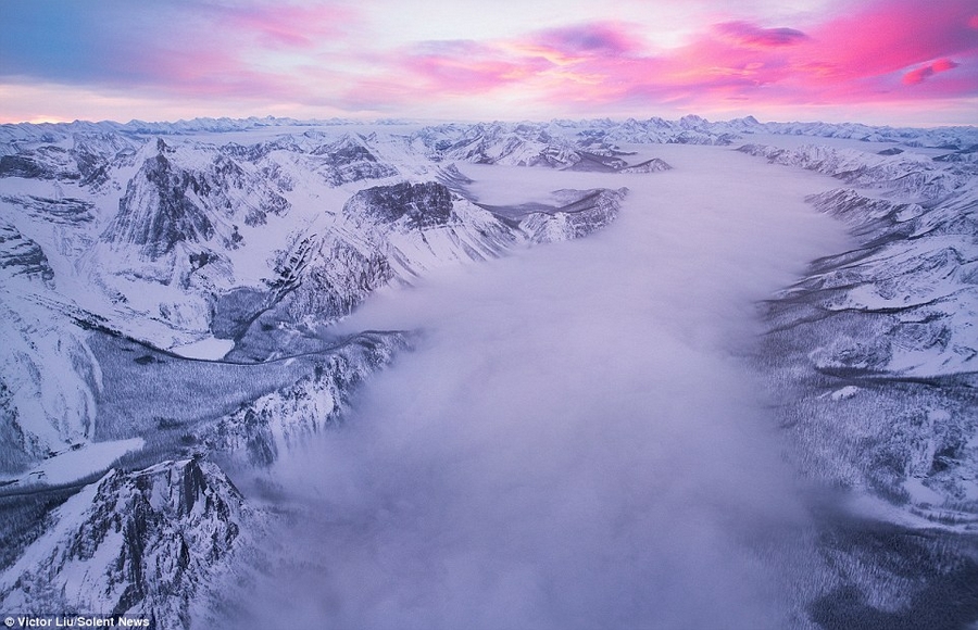 Скалистые горы в объективе фотографа Victor Liu похожи на царство магии