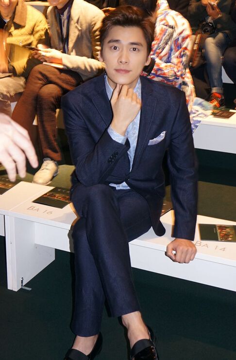 Ли Ифэн на Неделе мужской моды в Милане осень-зима 2015