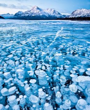 Прекрасные замерзшие озера