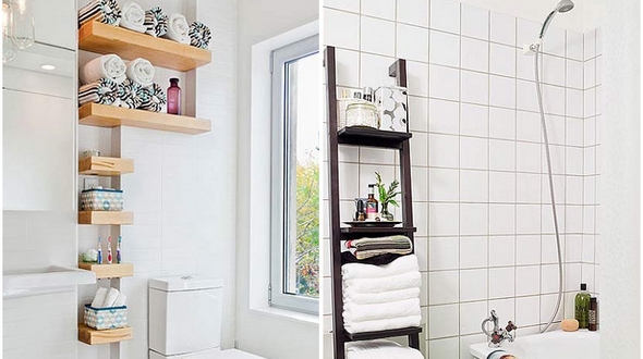 12 замечательных идей для экономии пространства в ванной комнате