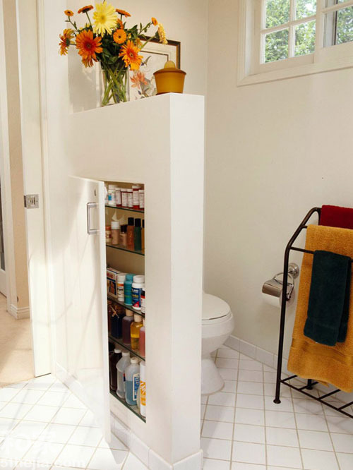 12 замечательных идей для экономии пространства в ванной комнате