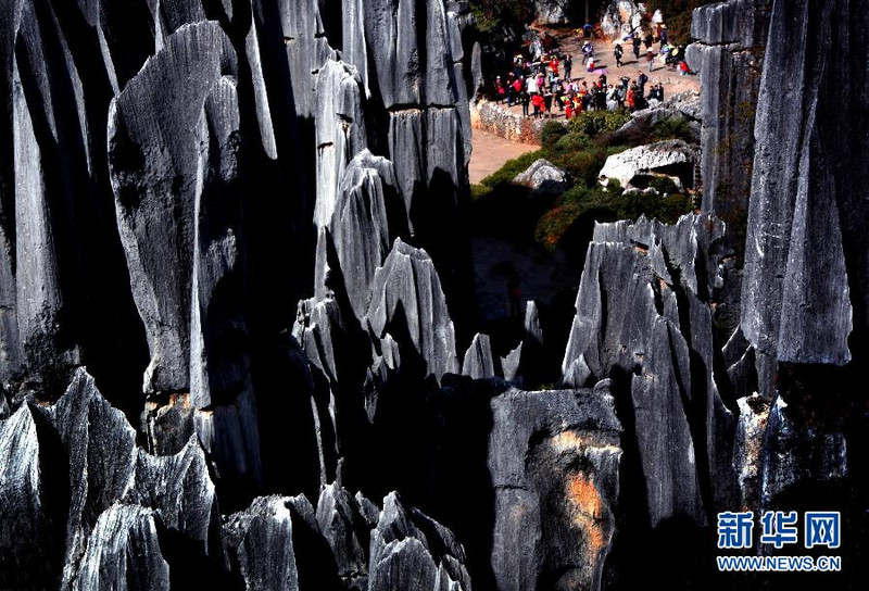 Фото: Каменный лес в городе Куньмин