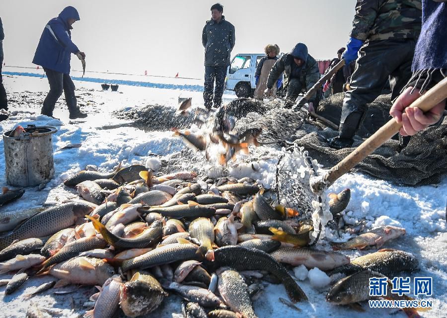 Красивый Китай: Посетить озеро Цаган-Нур, чтобы увидеть рыбаков и их «зимнюю рыбалку»