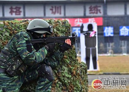 Китайский отряд спецназа с «гнутыми» пистолетами