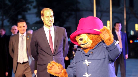 Принц Уильям появился на премьере мультфильма «Медвежонок Паддингтон» в Китае
