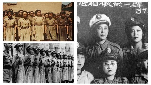 Редкие фото женщин-солдат партии Гоминьдан времен войны сопротивления китайского народа японским захватчикам