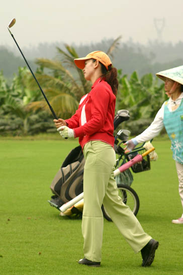Прекрасный корт гольфа в Боао