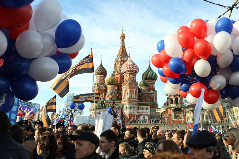 В Москве прошел митинг-концерт, посвященный годовщине присоединения Крыма к России