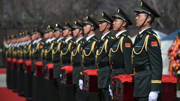 В Шэньяне прошли похороны переданных РК останков 68 китайских добровольцев