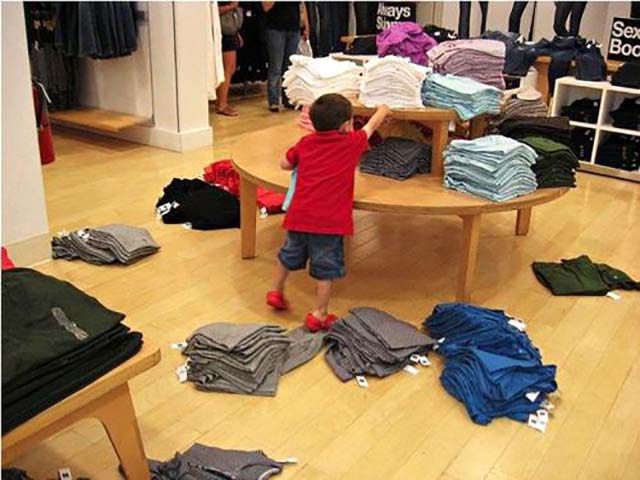 Большая ошибка: шопинг-прогулка с ребенком