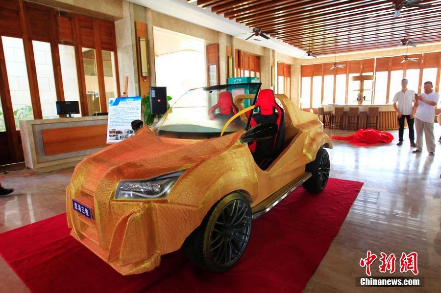 В Китае появился первый концепт-кар, построенный с помощью 3D-принтера 