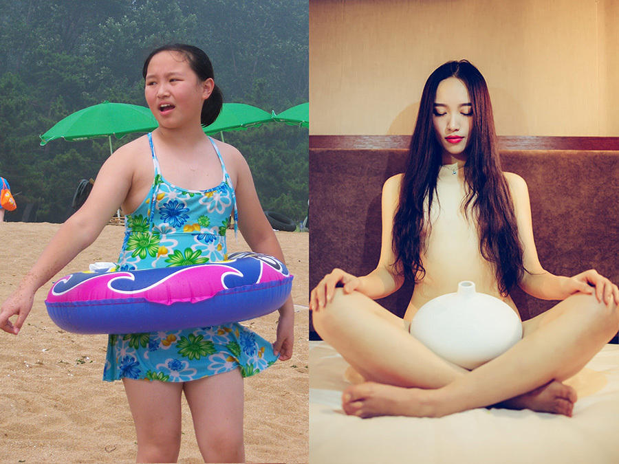 Девушка из г. Ханчжоу похудела на 35 кг, превратившись в богиню