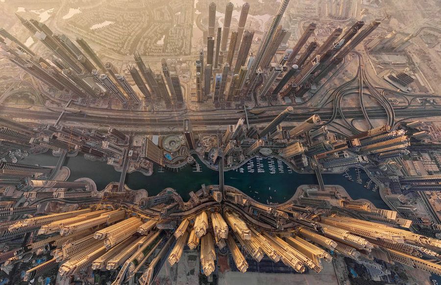 Панорамы мировых достопримечательностей с высоты птичьего полета 