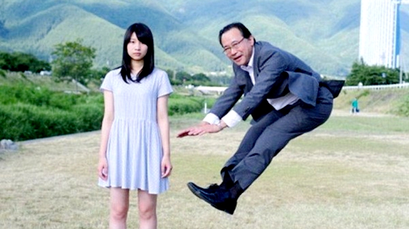 Смешные фото японских отцов с дочерьми