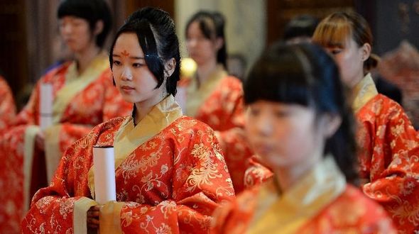 В Сиане прошел обряд посвящения по традиции династии Хань 