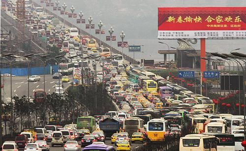 10 самых перегруженных городов в Китае