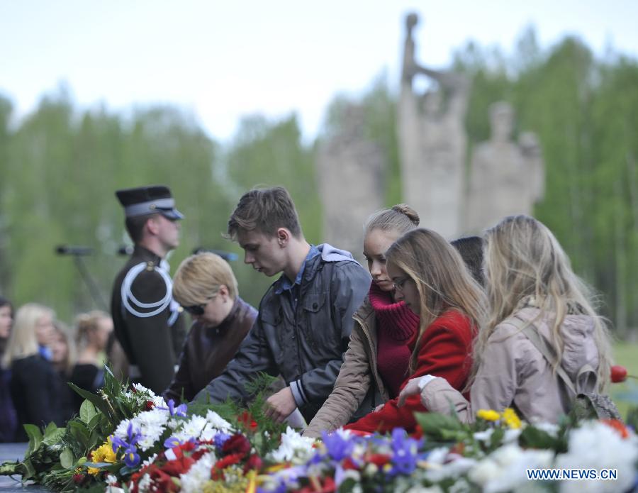 В Латвии отмечается 70-я годовщина окончания Второй мировой войны и разгрома нацизма
