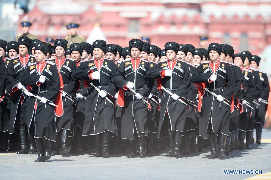 Военный парад Победы на Красной площади в Москве