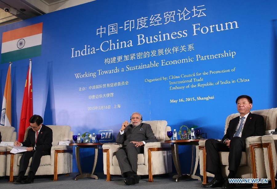 Н.Моди в Шанхае присутствовал при подписании соглашений о сотрудничестве между китайскими и индийскими предприятиями
