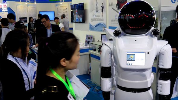 На Пекинской международной научно-технической выставке выставлен робот-космонавт 