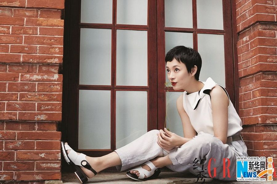 Сунь Ли позирует для модного журнала