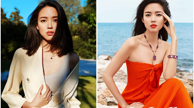 Мисс мира Чжан Цзылинь попала на обложки модных журналов